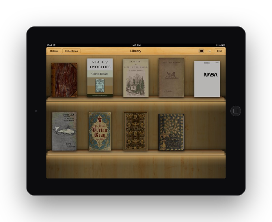 The shelf at night